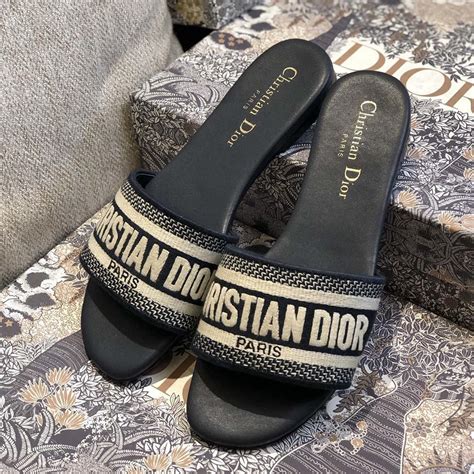 how much is dior dway slide|christian dior platform slides.